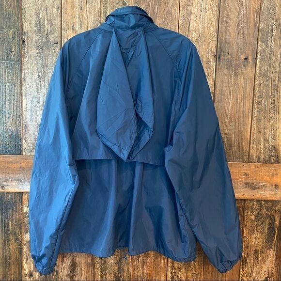 Woolrich Men’s XL Blue Nylon Utility Pockets Nylon Windbreaker - Picture 3 of 11